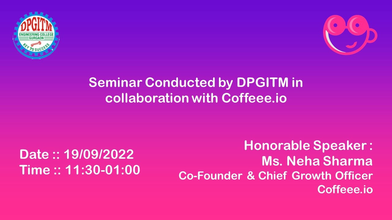Seminar By COFFEE.IO