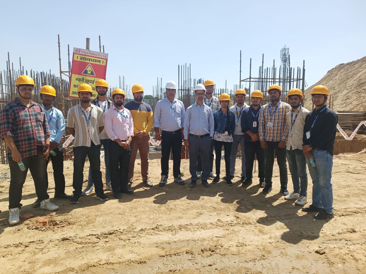 Construction Site of Indian Institute of Art and Design Constructing by Nitigya Buildcon Private Limited